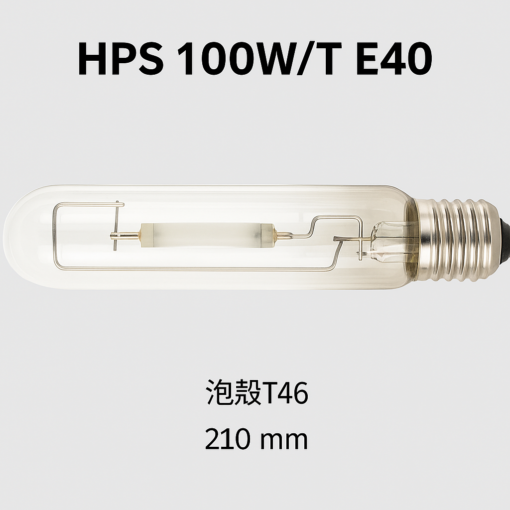 高壓鈉氣燈 100W(HPS 100W/T E40)