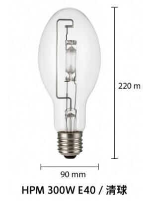 水銀燈泡300W(HPM 300W E40清)