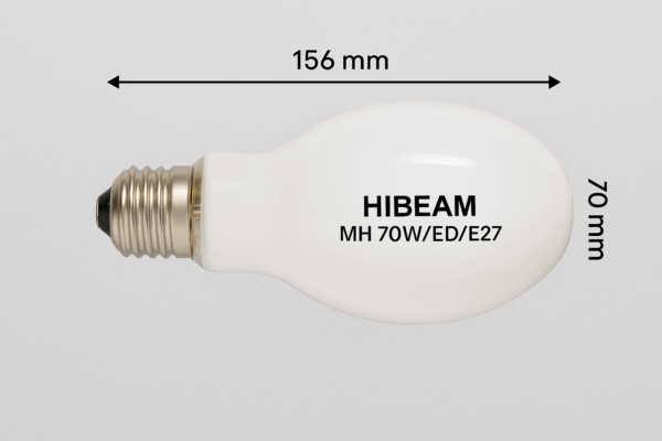 MH 70W EDE27 螢球 MH 70W ED/E27 螢球型複金屬燈