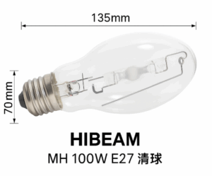 MH 100W E27 清球型複金屬燈