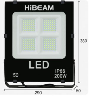 🔦 HiBEAM HBFL200AD｜200W 高亮度LED投光燈